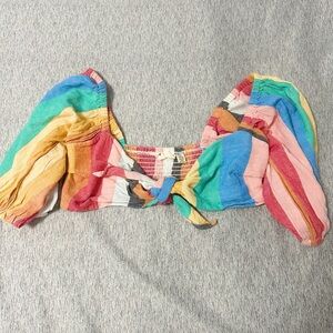 Simply Jules x Billabong rainbow tie top